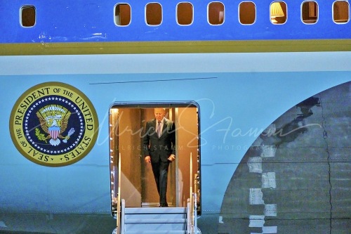 Besuch des Präsidenten der Vereinigten Staaten von Amerika, Joseph R. Biden Jr., 17.-18. Oktober 2024 in der Bundesrepublik Deutschland - Flughafen BER Militärischer Teil in Berlin / Berlin / Deutschland am 17.10.24 © Ulrich Stamm