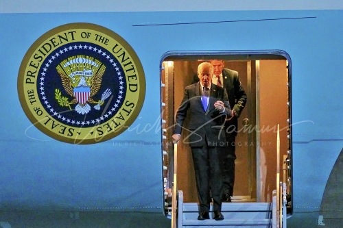 Besuch des Präsidenten der Vereinigten Staaten von Amerika, Joseph R. Biden Jr., 17.-18. Oktober 2024 in der Bundesrepublik Deutschland - Flughafen BER Militärischer Teil in Berlin / Berlin / Deutschland am 17.10.24 © Ulrich Stamm