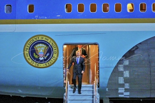 Besuch des Präsidenten der Vereinigten Staaten von Amerika, Joseph R. Biden Jr., 17.-18. Oktober 2024 in der Bundesrepublik Deutschland - Flughafen BER Militärischer Teil in Berlin / Berlin / Deutschland am 17.10.24 © Ulrich Stamm