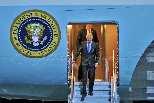 Besuch des Präsidenten der Vereinigten Staaten von Amerika, Joseph R. Biden Jr., 17.-18. Oktober 2024 in der Bundesrepublik Deutschland - Flughafen BER Militärischer Teil in Berlin / Berlin / Deutschland am 17.10.24 © Ulrich Stamm