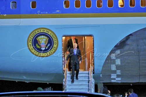 Besuch des Präsidenten der Vereinigten Staaten von Amerika, Joseph R. Biden Jr., 17.-18. Oktober 2024 in der Bundesrepublik Deutschland - Flughafen BER Militärischer Teil in Berlin / Berlin / Deutschland am 17.10.24 © Ulrich Stamm