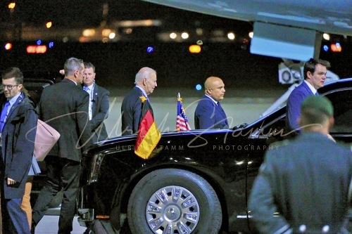 Besuch des Präsidenten der Vereinigten Staaten von Amerika, Joseph R. Biden Jr., 17.-18. Oktober 2024 in der Bundesrepublik Deutschland - Flughafen BER Militärischer Teil in Berlin / Berlin / Deutschland am 17.10.24 © Ulrich Stamm