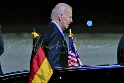 Besuch des Präsidenten der Vereinigten Staaten von Amerika, Joseph R. Biden Jr., 17.-18. Oktober 2024 in der Bundesrepublik Deutschland - Flughafen BER Militärischer Teil in Berlin / Berlin / Deutschland am 17.10.24 © Ulrich Stamm