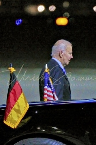 Besuch des Präsidenten der Vereinigten Staaten von Amerika, Joseph R. Biden Jr., 17.-18. Oktober 2024 in der Bundesrepublik Deutschland - Flughafen BER Militärischer Teil in Berlin / Berlin / Deutschland am 17.10.24 © Ulrich Stamm