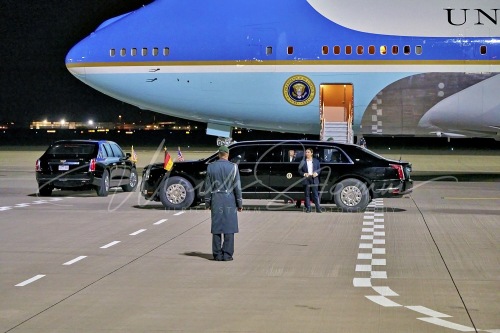 Besuch des Präsidenten der Vereinigten Staaten von Amerika, Joseph R. Biden Jr., 17.-18. Oktober 2024 in der Bundesrepublik Deutschland - Flughafen BER Militärischer Teil in Berlin / Berlin / Deutschland am 17.10.24 © Ulrich Stamm