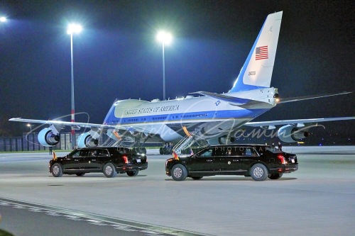 Besuch des Präsidenten der Vereinigten Staaten von Amerika, Joseph R. Biden Jr., 17.-18. Oktober 2024 in der Bundesrepublik Deutschland - Flughafen BER Militärischer Teil in Berlin / Berlin / Deutschland am 17.10.24 © Ulrich Stamm