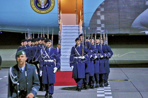 Besuch des Präsidenten der Vereinigten Staaten von Amerika, Joseph R. Biden Jr., 17.-18. Oktober 2024 in der Bundesrepublik Deutschland - Flughafen BER Militärischer Teil in Berlin / Berlin / Deutschland am 17.10.24 © Ulrich Stamm