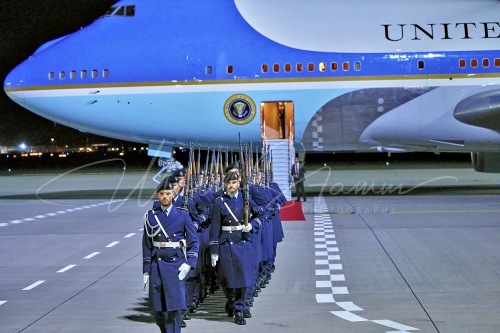 Besuch des Präsidenten der Vereinigten Staaten von Amerika, Joseph R. Biden Jr., 17.-18. Oktober 2024 in der Bundesrepublik Deutschland - Flughafen BER Militärischer Teil in Berlin / Berlin / Deutschland am 17.10.24 © Ulrich Stamm