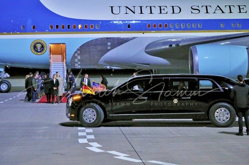 Besuch des Präsidenten der Vereinigten Staaten von Amerika, Joseph R. Biden Jr., 17.-18. Oktober 2024 in der Bundesrepublik Deutschland - Flughafen BER Militärischer Teil in Berlin / Berlin / Deutschland am 17.10.24 © Ulrich Stamm