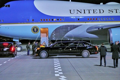 Besuch des Präsidenten der Vereinigten Staaten von Amerika, Joseph R. Biden Jr., 17.-18. Oktober 2024 in der Bundesrepublik Deutschland - Flughafen BER Militärischer Teil in Berlin / Berlin / Deutschland am 17.10.24 © Ulrich Stamm