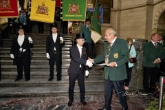 494. Schützenfest in Hannover - Bruchmeisterproklamation im  Neuen Rathaus Hannover - Neues Rathaus Hannover in Hannover / Niedersachsen / Deutschland am 30.06.23