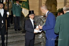 494. Schützenfest in Hannover - Bruchmeisterproklamation im  Neuen Rathaus Hannover - Neues Rathaus Hannover in Hannover / Niedersachsen / Deutschland am 30.06.23