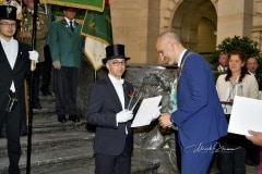494. Schützenfest in Hannover - Bruchmeisterproklamation im  Neuen Rathaus Hannover - Neues Rathaus Hannover in Hannover / Niedersachsen / Deutschland am 30.06.23