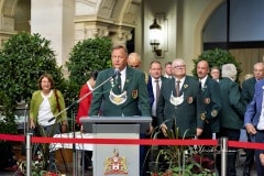 494. Schützenfest in Hannover - Bruchmeisterproklamation im  Neuen Rathaus Hannover - Neues Rathaus Hannover in Hannover / Niedersachsen / Deutschland am 30.06.23