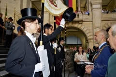 494. Schützenfest in Hannover - Bruchmeisterproklamation im  Neuen Rathaus Hannover - Neues Rathaus Hannover in Hannover / Niedersachsen / Deutschland am 30.06.23