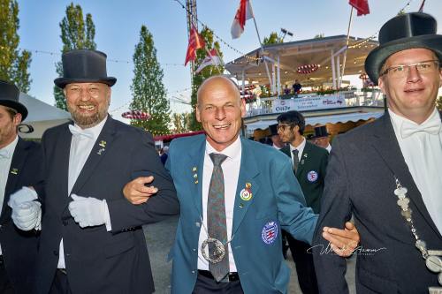 Bruchmeisterrundgang über das 495.Schützenfest in Hannover - Schützenplatz in Hannover / Niedersachsen / Deutschland am 04.07.24