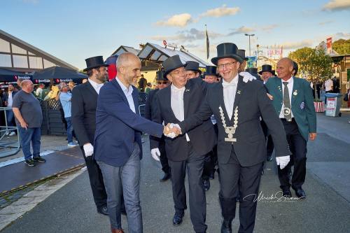 Bruchmeisterrundgang über das 495.Schützenfest in Hannover - Schützenplatz in Hannover / Niedersachsen / Deutschland am 04.07.24