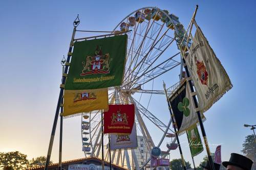 Bruchmeisterrundgang über das 495.Schützenfest in Hannover - Schützenplatz in Hannover / Niedersachsen / Deutschland am 04.07.24