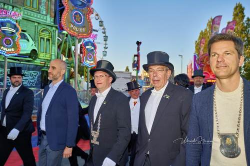 Bruchmeisterrundgang über das 495.Schützenfest in Hannover - Schützenplatz in Hannover / Niedersachsen / Deutschland am 04.07.24