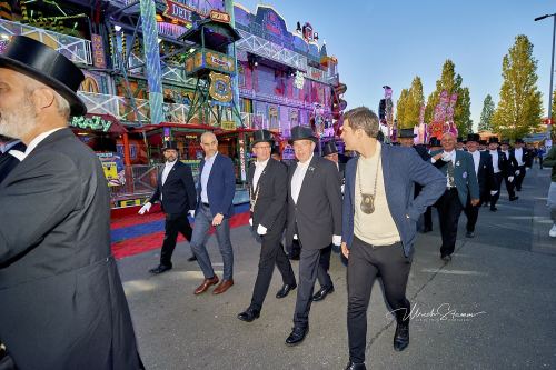 Bruchmeisterrundgang über das 495.Schützenfest in Hannover - Schützenplatz in Hannover / Niedersachsen / Deutschland am 04.07.24