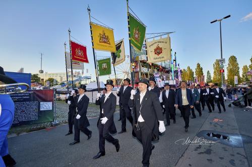 Bruchmeisterrundgang über das 495.Schützenfest in Hannover - Schützenplatz in Hannover / Niedersachsen / Deutschland am 04.07.24