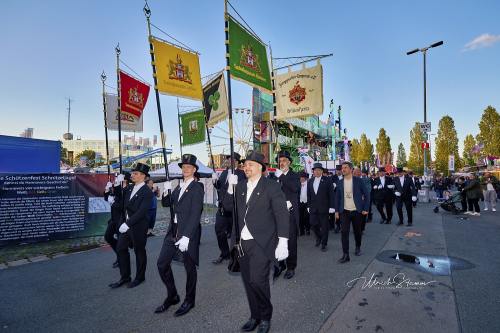 Bruchmeisterrundgang über das 495.Schützenfest in Hannover - Schützenplatz in Hannover / Niedersachsen / Deutschland am 04.07.24