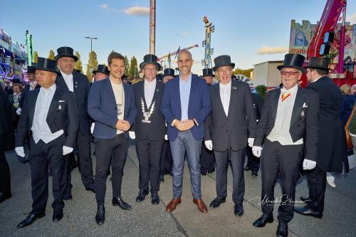 Bruchmeisterrundgang über das 495.Schützenfest in Hannover - Schützenplatz in Hannover / Niedersachsen / Deutschland am 04.07.24