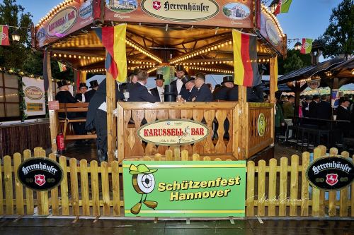 Bruchmeisterrundgang über das 495.Schützenfest in Hannover - Schützenplatz in Hannover / Niedersachsen / Deutschland am 04.07.24