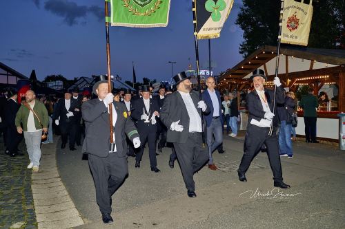 Bruchmeisterrundgang über das 495.Schützenfest in Hannover - Schützenplatz in Hannover / Niedersachsen / Deutschland am 04.07.24