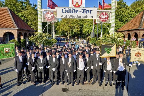 Bruchmeisterrundgang über das 495.Schützenfest in Hannover - Schützenplatz in Hannover / Niedersachsen / Deutschland am 04.07.24