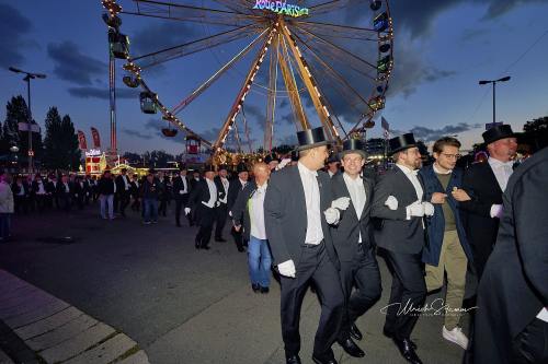 Bruchmeisterrundgang über das 495.Schützenfest in Hannover - Schützenplatz in Hannover / Niedersachsen / Deutschland am 04.07.24
