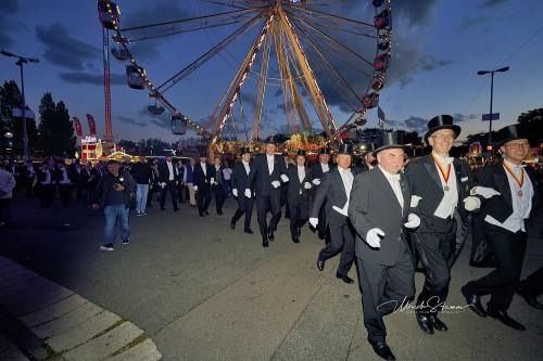 Bruchmeisterrundgang über das 495.Schützenfest in Hannover - Schützenplatz in Hannover / Niedersachsen / Deutschland am 04.07.24