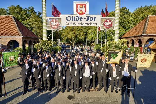 Bruchmeisterrundgang über das 495.Schützenfest in Hannover - Schützenplatz in Hannover / Niedersachsen / Deutschland am 04.07.24