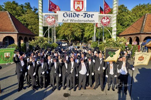 Bruchmeisterrundgang über das 495.Schützenfest in Hannover - Schützenplatz in Hannover / Niedersachsen / Deutschland am 04.07.24