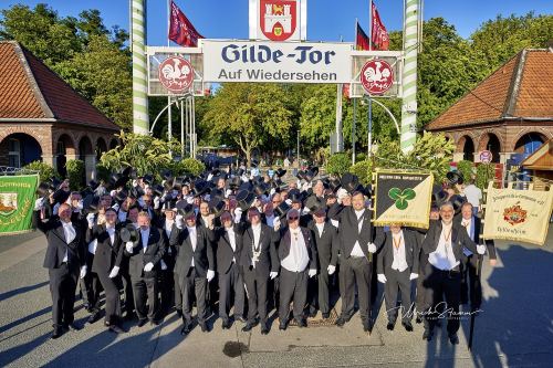 Bruchmeisterrundgang über das 495.Schützenfest in Hannover - Schützenplatz in Hannover / Niedersachsen / Deutschland am 04.07.24