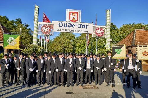 Bruchmeisterrundgang über das 495.Schützenfest in Hannover - Schützenplatz in Hannover / Niedersachsen / Deutschland am 04.07.24