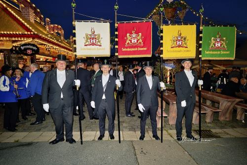 Bruchmeisterrundgang über das 495.Schützenfest in Hannover - Schützenplatz in Hannover / Niedersachsen / Deutschland am 04.07.24