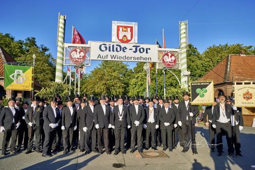 Bruchmeisterrundgang über das 495.Schützenfest in Hannover - Schützenplatz in Hannover / Niedersachsen / Deutschland am 04.07.24