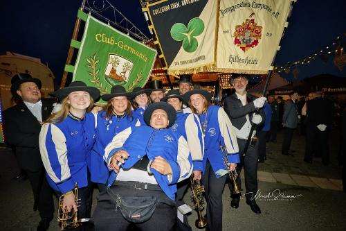 Bruchmeisterrundgang über das 495.Schützenfest in Hannover - Schützenplatz in Hannover / Niedersachsen / Deutschland am 04.07.24