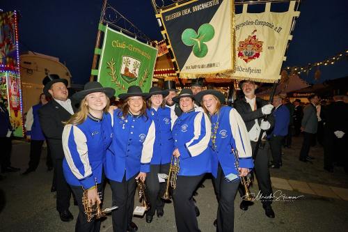Bruchmeisterrundgang über das 495.Schützenfest in Hannover - Schützenplatz in Hannover / Niedersachsen / Deutschland am 04.07.24