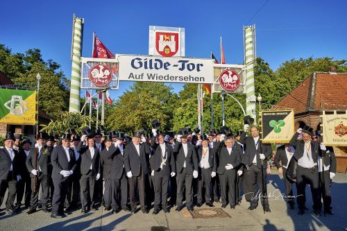 Bruchmeisterrundgang über das 495.Schützenfest in Hannover - Schützenplatz in Hannover / Niedersachsen / Deutschland am 04.07.24