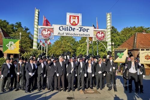 Bruchmeisterrundgang über das 495.Schützenfest in Hannover - Schützenplatz in Hannover / Niedersachsen / Deutschland am 04.07.24