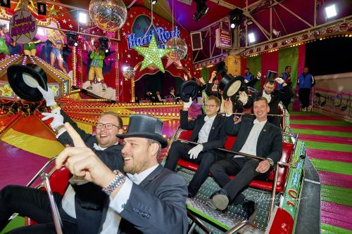 Bruchmeisterrundgang über das 495.Schützenfest in Hannover - Schützenplatz in Hannover / Niedersachsen / Deutschland am 04.07.24