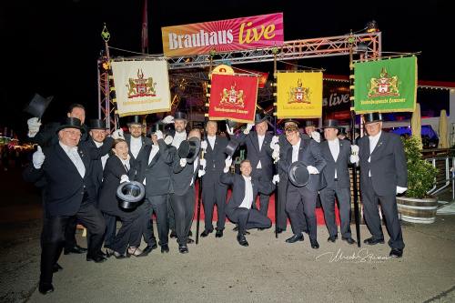 Bruchmeisterrundgang über das 495.Schützenfest in Hannover - Schützenplatz in Hannover / Niedersachsen / Deutschland am 04.07.24