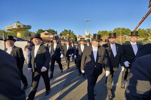 Bruchmeisterrundgang über das 495.Schützenfest in Hannover - Schützenplatz in Hannover / Niedersachsen / Deutschland am 04.07.24