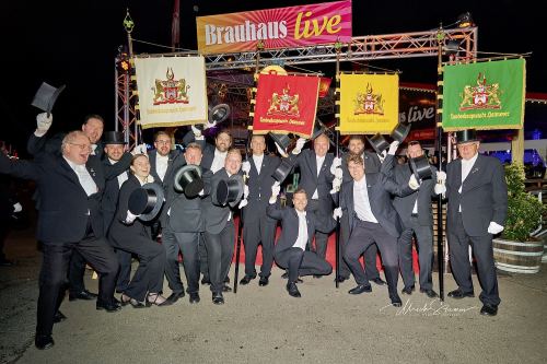 Bruchmeisterrundgang über das 495.Schützenfest in Hannover - Schützenplatz in Hannover / Niedersachsen / Deutschland am 04.07.24