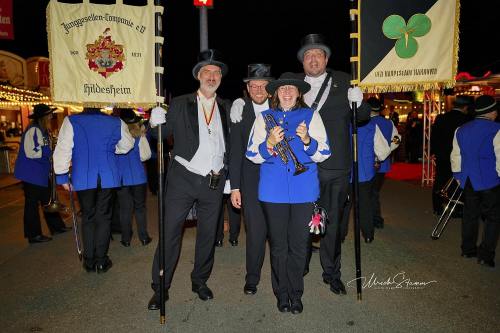 Bruchmeisterrundgang über das 495.Schützenfest in Hannover - Schützenplatz in Hannover / Niedersachsen / Deutschland am 04.07.24