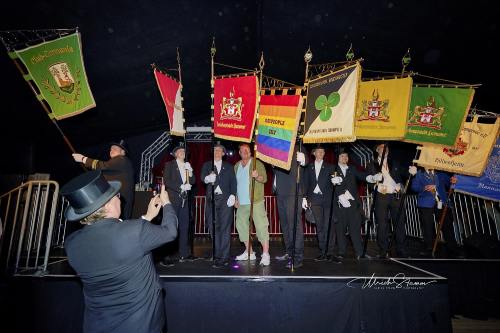 Bruchmeisterrundgang über das 495.Schützenfest in Hannover - Schützenplatz in Hannover / Niedersachsen / Deutschland am 04.07.24