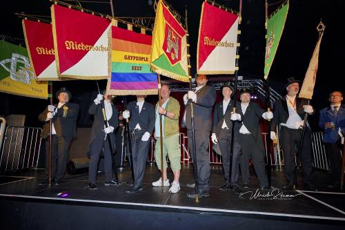 Bruchmeisterrundgang über das 495.Schützenfest in Hannover - Schützenplatz in Hannover / Niedersachsen / Deutschland am 04.07.24