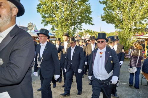 Bruchmeisterrundgang über das 495.Schützenfest in Hannover - Schützenplatz in Hannover / Niedersachsen / Deutschland am 04.07.24